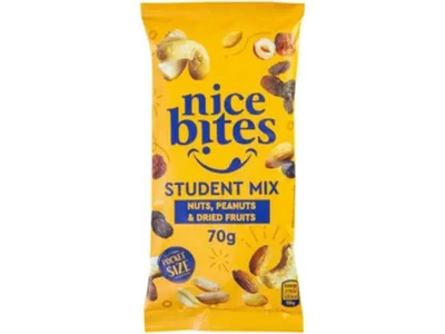 Studentų mišinys NICE BITES, 70 g