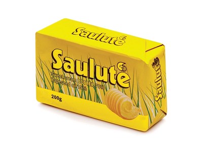 Tepiųjų riebalų mišinys SAULUTĖ, 72 %, 200 g