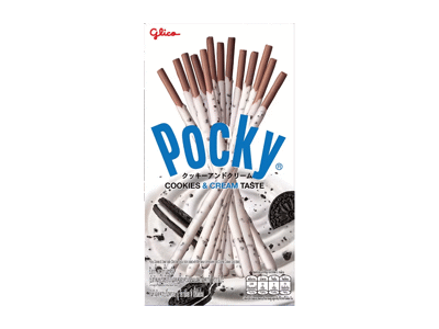 Lazdelės su sausainių skonio glaistu POCKY, 40 g