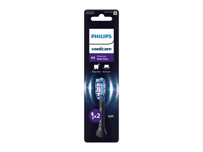 Dant. šep. galv. SON.CAR.PHILIPS juod., 2 vnt