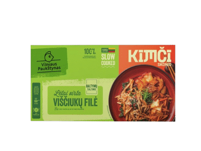 Lėtai virta vištienos filė HEAT & EAT, kimčių skonio, a. r., 400 g