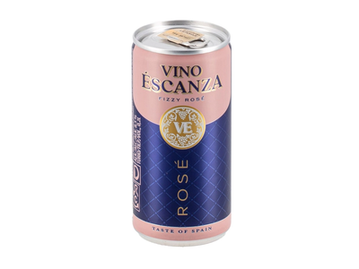 Gazuotas aromatizuotas vyno gėrimas VINO ESCANZA ROSE 8,5%, 200 ml