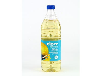 Saulėgrąžų aliejus ELORE, 0,9 l