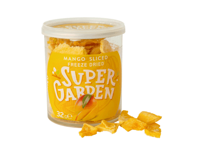 Šaltyje džiovinti mangai SUPERGARDEN, 32g