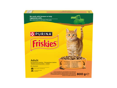Sausas kačių ėdalas FRISKIES su vištiena ir daržovėmis, 800 g