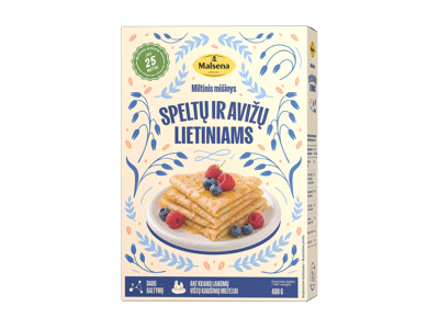 Miltinis mišinys MALSENA speltų ir avižų lietiniams, 400 g