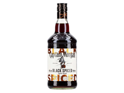 Romas CAPTAIN MORGAN BLACK SPICED, 40%, 0,7 l