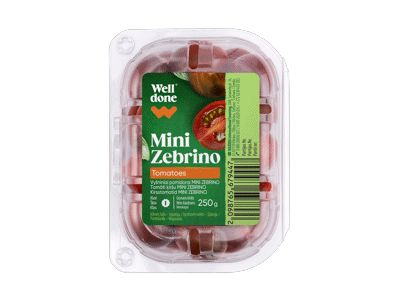 Vyšniniai pomidorai ZEBRINO WELL DONE, 250 g