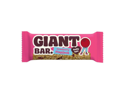 Avižinis batonėlis MA BAKER GIANT BAR spanguolių sk., 90 g
