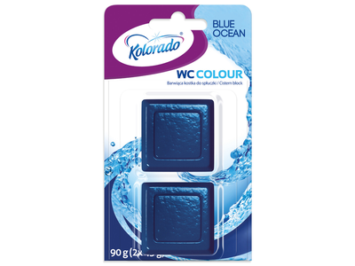 Klozeto gaivikliai vandens nuleidimo bakeliui Kolorado 2x45g Blue