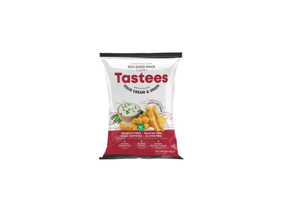 Tastees Grietinės ir svogūnų skonio ryžių užkandis 65 g