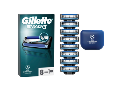 Sk.Vyrams Galvutės Gillette Mach3, 5vnt