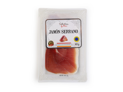 Vytint. kumpis SERRANO SELECTION BY RIMI, 80g