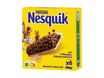 Dribsnių batonėlis NESTLE NESQUIK, 150 g
