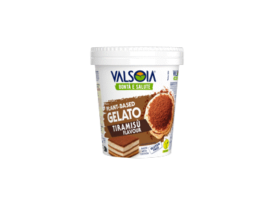 Augaliniai valgomieji ledai VALSOIA, tiramisu skonio, 300 g