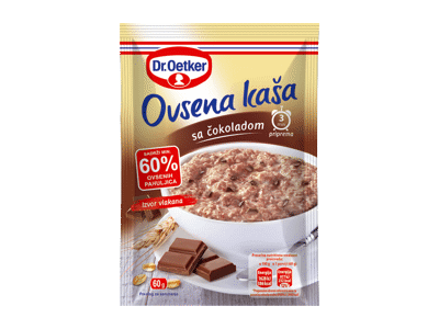 Avižinė košė su šokoladu DR. OETKER, 60 g