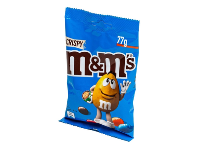Saldainiai su traškiu ryžių įdaru M&M'S,77 g