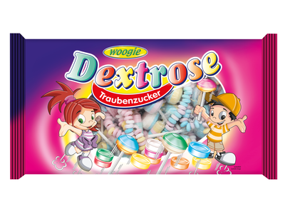 Saldainiai WOOGIE, Dextrose, 400 g