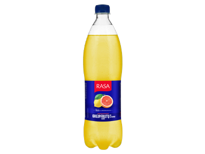 Gazuotas gaivusis gėrimas RASA citrinų - greipfrutų skonio, 1 l