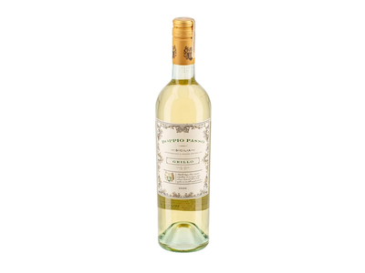 Baltasis sausas vynas DOPPIO PASSO GRILLO SICILIA DOC 13%, 0,75 l