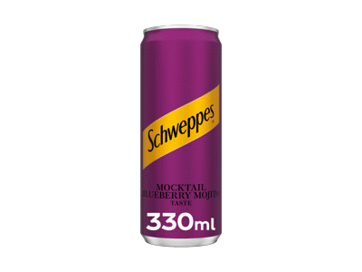 Gazuotas gėrimas Schweppes Blueberry Mojito 330ml