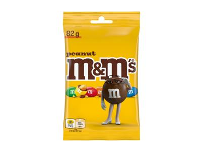 Dražė su žemės riešutais ir pieniniu šokoladu M&M'S, 82 g