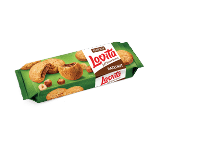 Sausainiai LOVITA ROSHEN su lazdynų riešutų skonio įdaru, 127 g