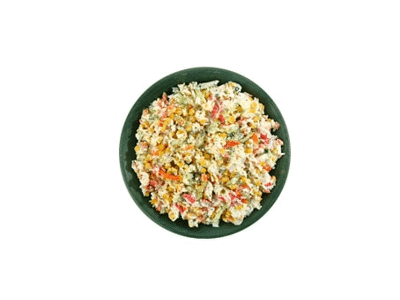 Ryžių ir krabų skonio lazdelių salotos, 1 kg