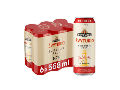 Alus ŠVYTURYS ŠVYTURIO, 6 x 0,568 l