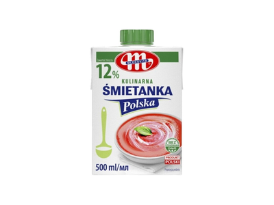Grietinėlė MLEKOVITA, 12%, UAT, 500 ml