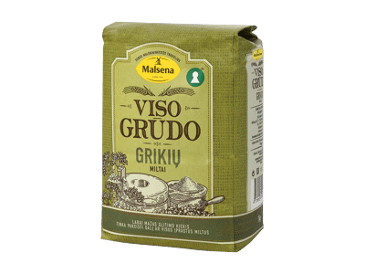 Viso grūdo grikių miltai MALSENA, 1 kg