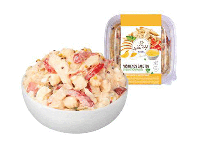 Vištienos salotos su garstyčių padažu, 300 g