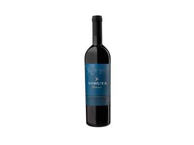 Raudonasis pusiau sausas gervuogių vynas VORUTA RESERVE, 750 ml