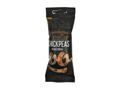 Skrudinti avinžirniai ROUNDOOZE, sezamo ir medaus apvalkale, 50 g