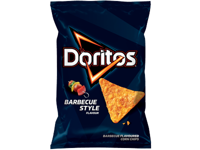Kukurūzų traškučiai DORITOS, barbekiu skonio, 90 g