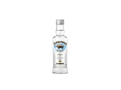 Degtinė ZUBROWKA, Biala 40%, 0,2 l