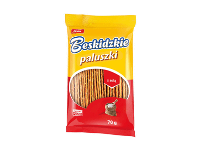Lazdelės su druska AKSAM BESKIDZKIE, 70 g