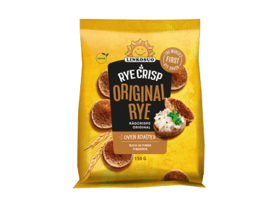 Ruginės duonos traškučiai LINKOSUO ORIGINAL, 150 g
