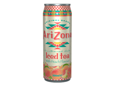 Juodosios arbatos gėrimas ARIZONA, persikų skonio, 500 ml
