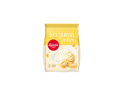 Grietinėlės skonio zefyrai LAIMA, 200 g