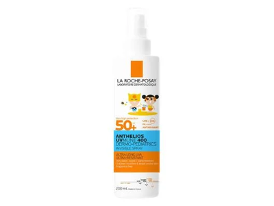 LA ROCHE POSAY ANTHELIOS UVMUNE400 veido ir kūno purškiklis nuo saulės vaikams, SPF50+, 200 ml
