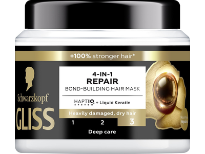 Atkuriamoji plaukų puoselėjimo kaukė GLISS, Repair, 400 ml