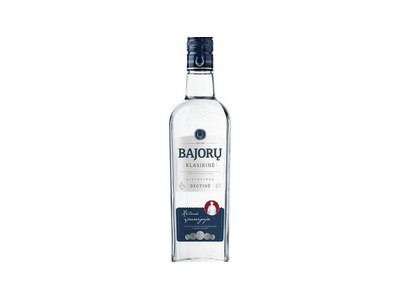 Degtinė BAJORŲ KLASIKINĖ, alk. 40 % tūrio, 0,7 l