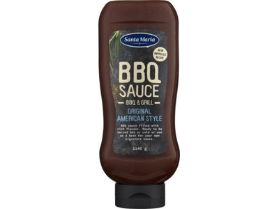 Amerikietiško stiliaus BBQ padažas SANTA MARIA, 1145 g