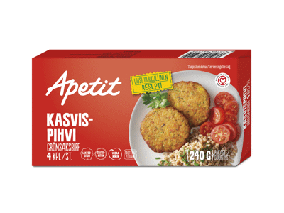 Šaldyti daržovių kepsniai APETIT, 240 g