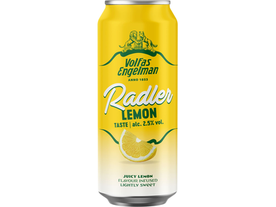 Al. kok. VOLFAS E.RADLER LEMON, 2,5 %, 0,5 l