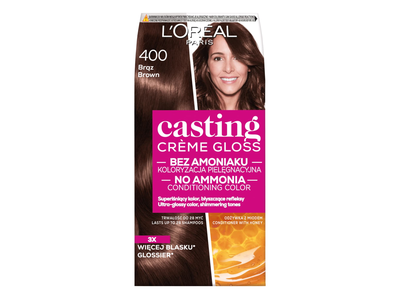 Plaukų dažai L'OREAL CASTING CREME GLOSS, Nr. 400, 1 vnt.