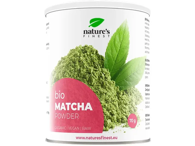 Ekologiški Matcha arbatos milteliai NATURE'S FINEST, 70 g