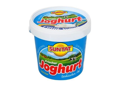Turkiškas natūralus jogurtas SUNTAT, 3,5 % rieb., 1 kg (M)