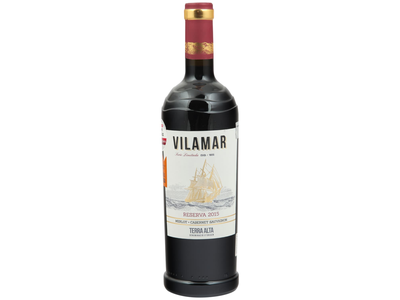 Raud.saus.vynas VILAMAR RESERVA MERLOT, 0,75l